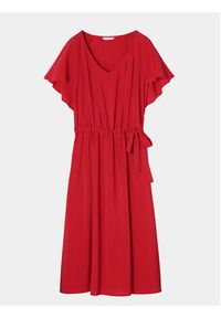 Tatuum Sukienka codzienna Osta T2214.192 Czerwony Regular Fit. Okazja: na co dzień. Kolor: czerwony. Materiał: wiskoza. Typ sukienki: proste. Styl: casual #2