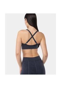 Biustonosz Carpatree Marble Story bezszwowy czarny. Kolor: czarny. Materiał: materiał. Sport: joga i pilates, fitness