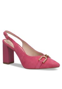 Sandały Caprice 9-29600-20 Fuchsia Suede 540. Kolor: różowy #1