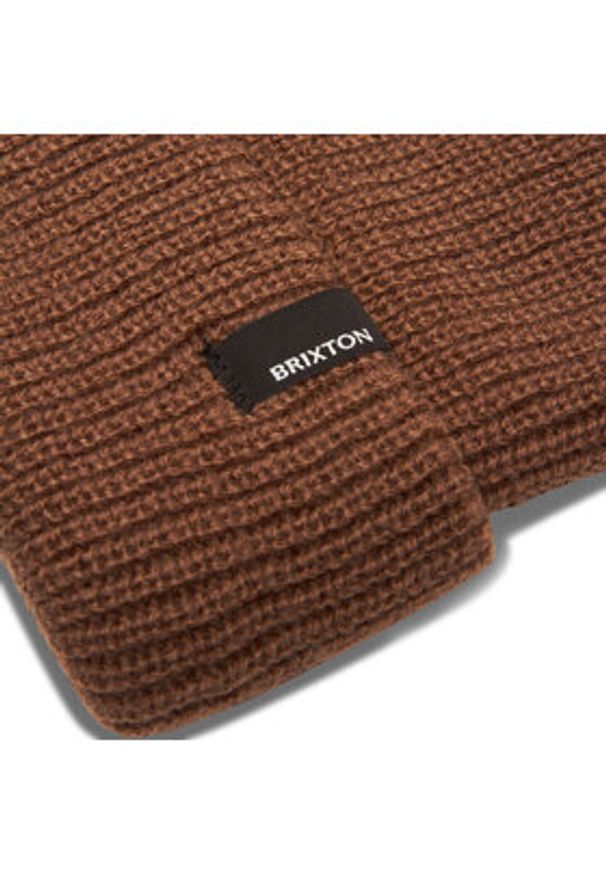 Brixton Czapka Heist Beanie 10782 Brązowy. Kolor: brązowy. Materiał: materiał
