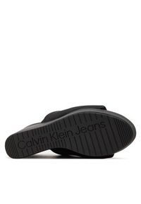 Calvin Klein Jeans Klapki Wedge Sandal Sat Nyl Dc YW0YW01359 Czarny. Kolor: czarny