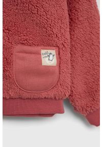 United Colors of Benetton bluza dziecięca kolor różowy. Okazja: na co dzień. Typ kołnierza: kaptur. Kolor: różowy. Styl: casual #3