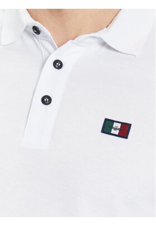 Aeronautica Militare T-Shirt 231PO1685J602 Biały Regular Fit. Kolor: biały. Materiał: bawełna