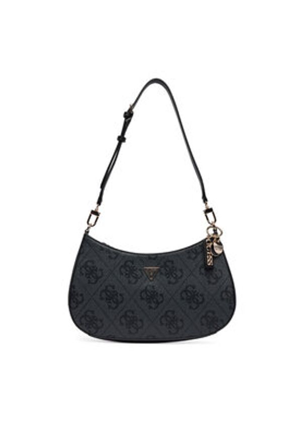 Guess Torebka 180227 Czarny. Kolor: szary. Materiał: skórzane