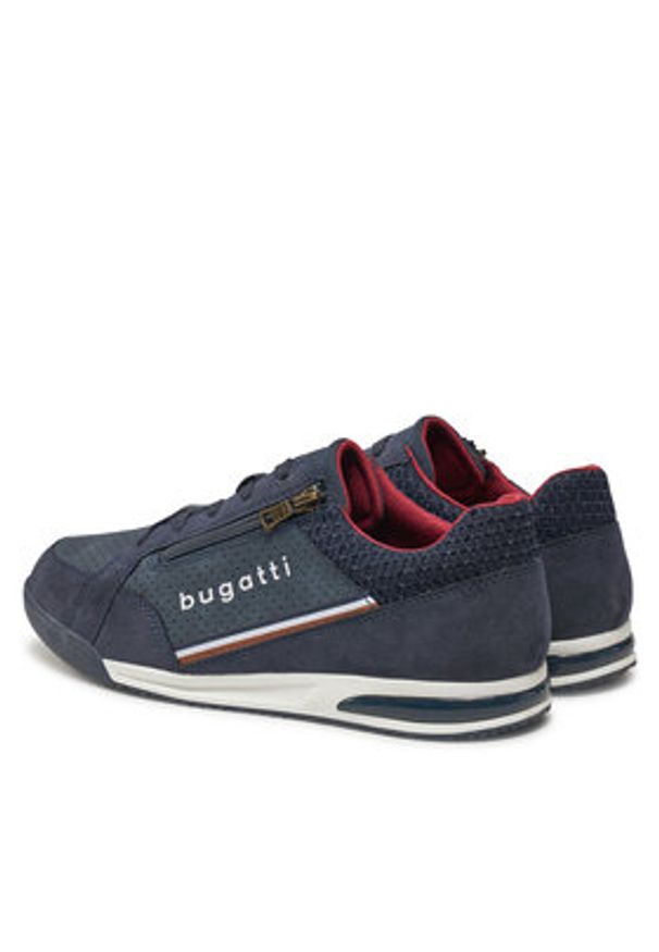Bugatti Sneakersy 325-A3809-5950-4163 Granatowy. Kolor: niebieski. Materiał: skóra