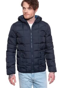 Wrangler - WRANGLER THE PUFFER DARK NAVY W4C6WRXAE. Kolor: niebieski #10