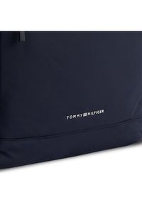TOMMY HILFIGER - Tommy Hilfiger Plecak Th Signature Rolltop Backpack AM0AM12221 Granatowy. Kolor: niebieski. Materiał: materiał