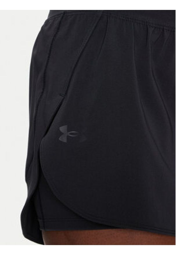 Under Armour Szorty sportowe Vanish 2in1 1376936 Czarny Regular Fit. Kolor: czarny. Materiał: syntetyk