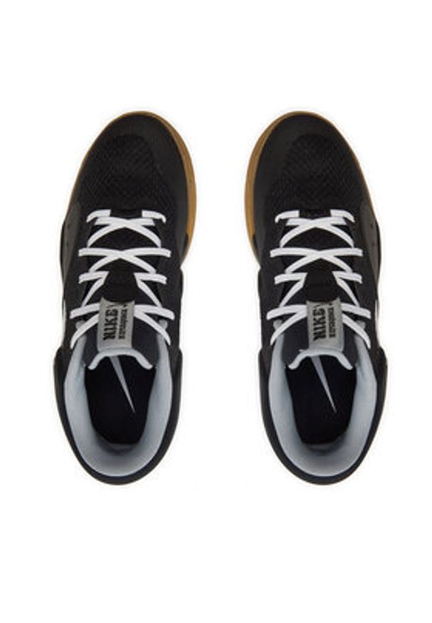 Nike Buty halowe Hyperquick FN4678 001 Czarny. Kolor: czarny. Materiał: materiał, mesh