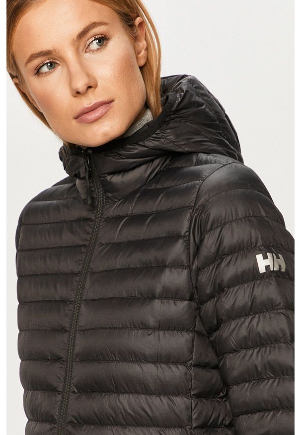 Helly Hansen - Kurtka. Okazja: na co dzień. Typ kołnierza: kaptur. Kolor: czarny. Materiał: tkanina, materiał, włókno. Styl: casual