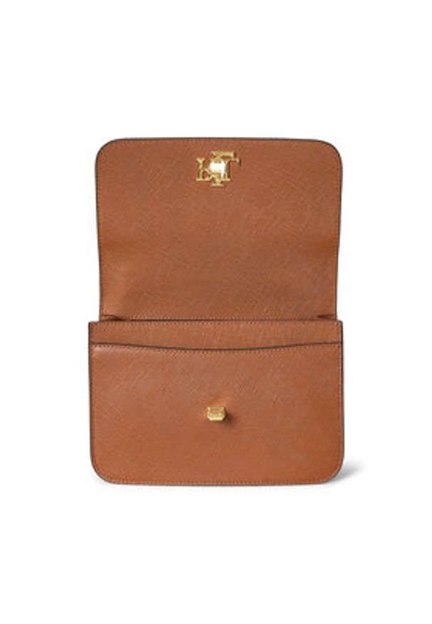 Lauren Ralph Lauren - LAUREN RALPH LAUREN Torebka 431974272001 Brązowy. Kolor: brązowy. Materiał: skórzane
