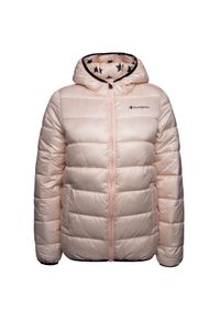 Kurtka uniwersalna dziewczęca Champion 306197PS075. Typ kołnierza: kaptur. Kolor: różowy, beżowy, wielokolorowy. Materiał: syntetyk. Sport: turystyka piesza #1