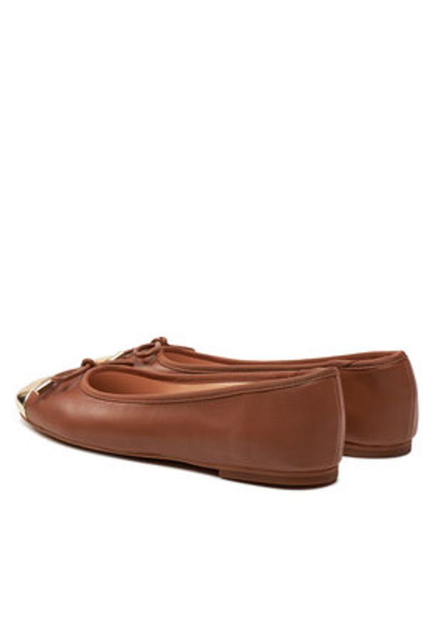 Liu Jo Baleriny Dafne 01 SF4089 PX460 Brązowy. Kolor: brązowy. Materiał: skóra