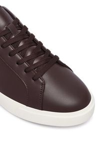 Calvin Klein Sneakersy Low Prof Cupsole Lth HM0HM02123 Bordowy. Kolor: czerwony. Materiał: skóra #5