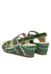 Laura Vita Sandały Beclindao 20 Zielony. Kolor: zielony. Materiał: skóra #2