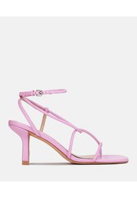 Kazar - Różowe sandały damskie. Kolor: różowy. Materiał: skóra #1
