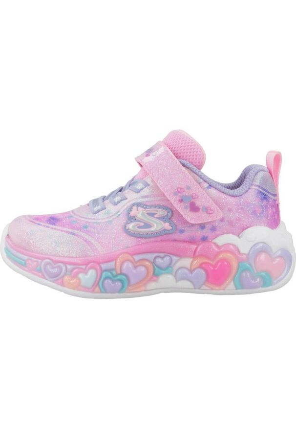 skechers - Tenisówki Skechers Model Eternal Heart Lights Kolor Rose. Kolor: różowy. Materiał: syntetyk, tkanina