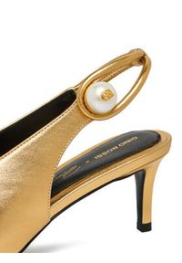 Gino Rossi - GINO ROSSI Czółenka CEO-ROSE-LT2678-1-N Złoty. Kolor: złoty. Materiał: skóra #10