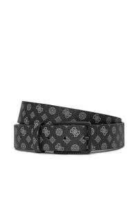 Guess Pasek Męski Micro Peony Eco Belts BM7793 P4135 Czarny. Kolor: czarny. Materiał: skóra #1