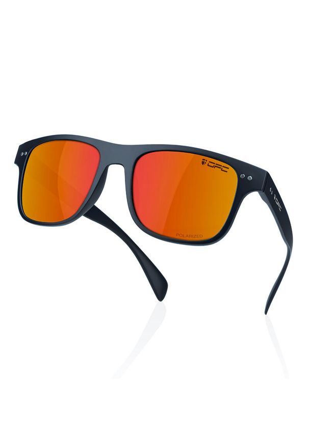 Okulary przeciwsłoneczne z polaryzacją unisex OPC J-Bay kat.3 +etui. Kolor: czerwony, czarny, wielokolorowy. Sport: turystyka piesza, kolarstwo, bieganie
