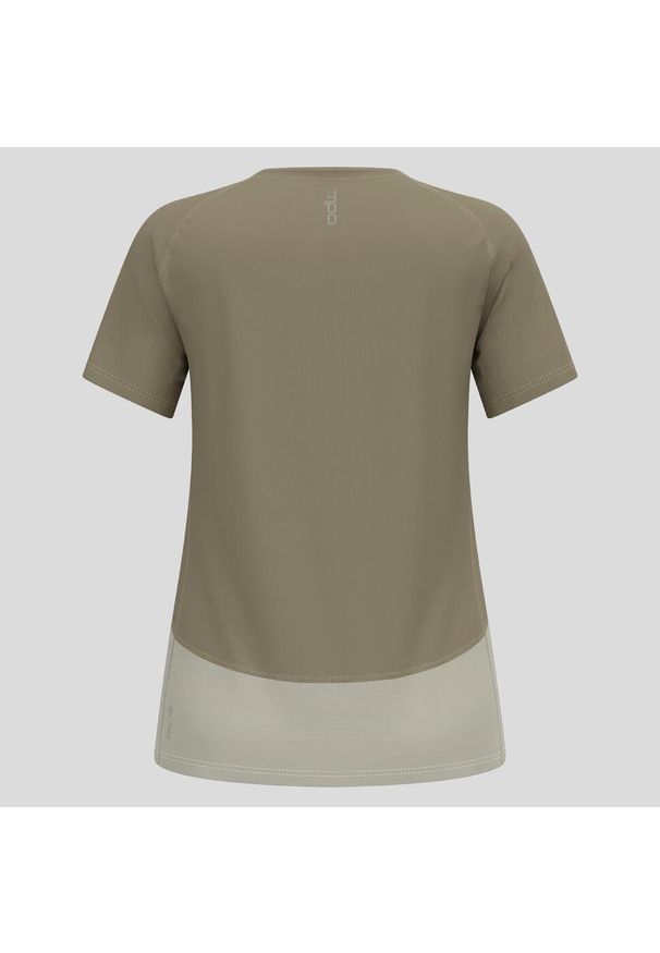 Koszulka do biegania damska Odlo X-Alp Trail T-Shirt Crew Neck S/S. Kolor: beżowy