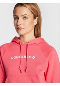 Converse Bluza Strip Wordmark 10023717-A03 Różowy Regular Fit. Kolor: różowy. Materiał: bawełna #3