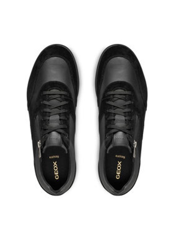 Geox Sneakersy U Renan U654GA 02285 C9999 Czarny. Kolor: czarny. Materiał: skóra