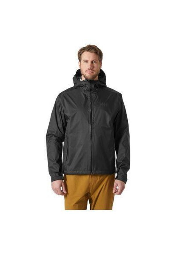Kurtka przeciwdeszczowa męska Helly Hansen Loke Terra Jacket. Kolor: czarny. Sport: turystyka piesza