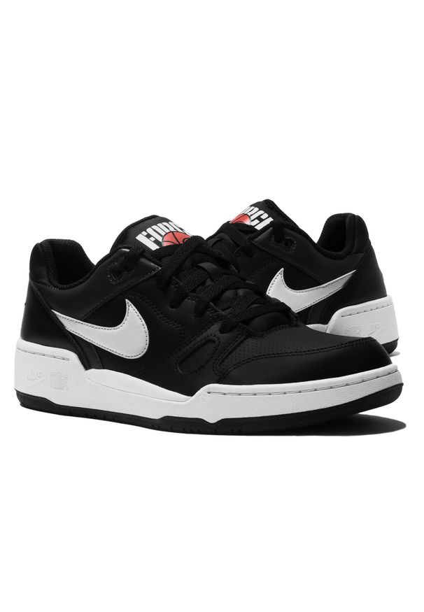 Buty męskie sportowe sneakersy Nike FULL FORCE LO. Kolor: czarny, biały, wielokolorowy. Sport: bieganie
