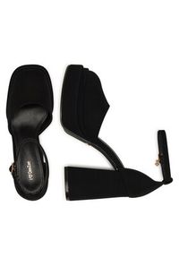 DeeZee Czółenka LW85478-6a Czarny. Kolor: czarny. Materiał: materiał #7