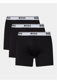 BOSS - Boss Komplet 3 par bokserek BoxerBr 3P Power 50475282 Czarny. Kolor: czarny. Materiał: bawełna