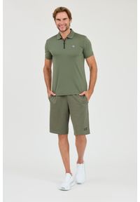 EA7 Emporio Armani - EA7 Zielone męskie szorty Bermudy, Rozmiar L. Kolor: zielony #6
