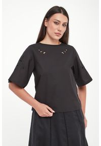 Weekend Max Mara - T-shirt damski ażurowy Targa WEEKEND MAX MARA. Wzór: ażurowy #1
