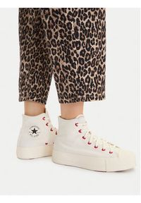 Converse Trampki Chuck Taylor All Star Lift Platform Hearts A19058C Biały. Kolor: biały. Materiał: materiał. Obcas: na platformie #6
