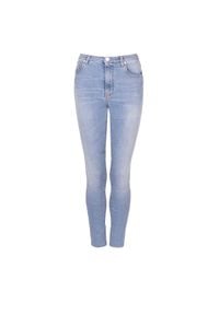 Pinko Jeansy "Elle". Stan: podwyższony. Materiał: jeans. Wzór: aplikacja #1