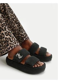 Juicy Couture Klapki CEO-WSS21515-06 Czarny. Kolor: czarny. Materiał: materiał #8
