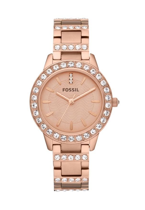 Fossil - Zegarek ES3020. Kolor: złoty. Materiał: materiał