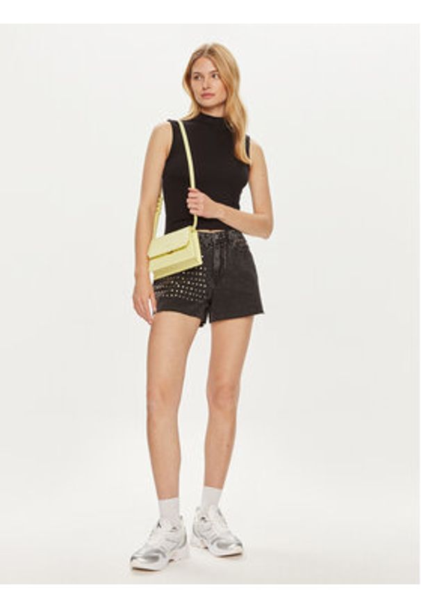 Vero Moda Bluzka Mary 10306899 Czarny Tight Fit. Kolor: czarny. Materiał: wiskoza