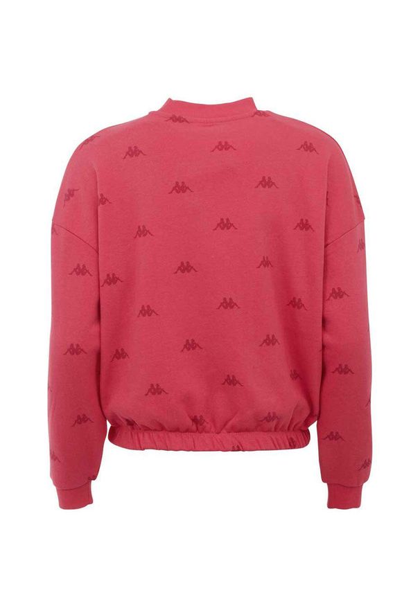 Bluza damska Kappa Ignara różowa. Kolor: różowy. Materiał: dresówka