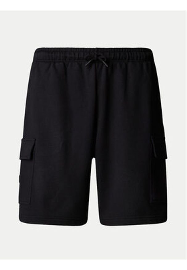 The North Face Szorty sportowe NF0A8C2Z Czarny Regular Fit. Kolor: czarny. Materiał: bawełna. Styl: sportowy