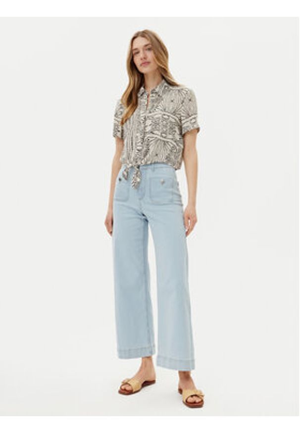Vero Moda Jeansy Kayla 10328192 Niebieski Wide Leg. Kolor: niebieski