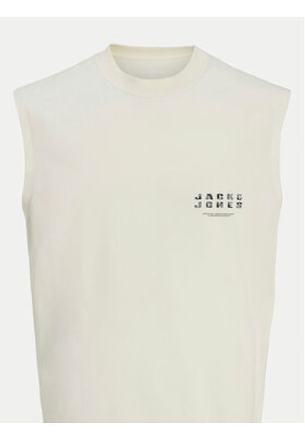 Jack & Jones - Jack&Jones Tank top Charge 12274740 Żółty Relaxed Fit. Kolor: żółty. Materiał: bawełna