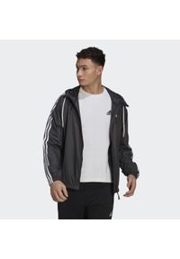 Adidas - BSC 3-Stripes Wind Jacket. Kolor: biały, wielokolorowy, czarny #1