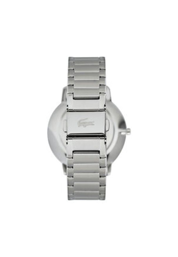 Lacoste Zegarek Crocorigin 2011305 Srebrny. Kolor: srebrny