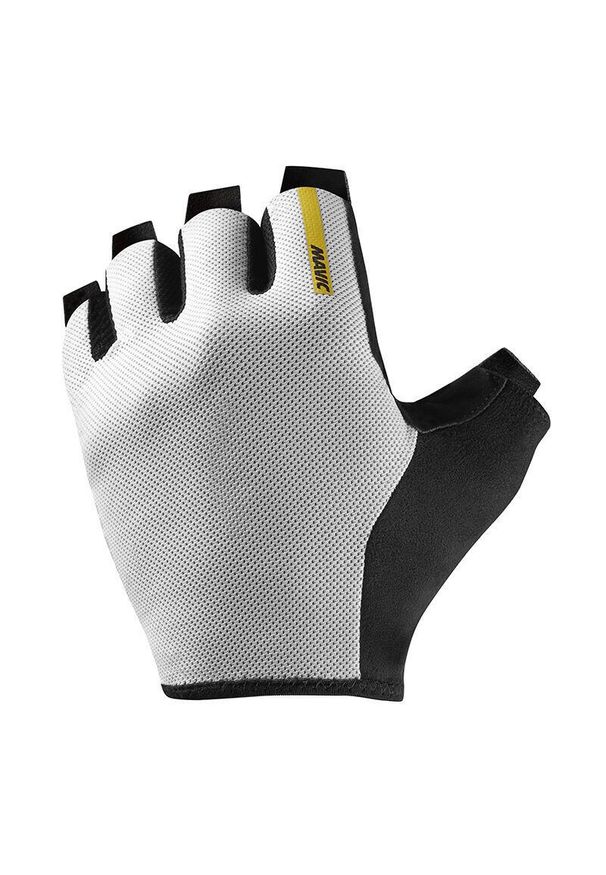 MAVIC - Rękawiczki rowerowe krótkie na półsezon Mavic Essential Gel. Kolor: biały. Sezon: jesień, wiosna. Sport: kolarstwo