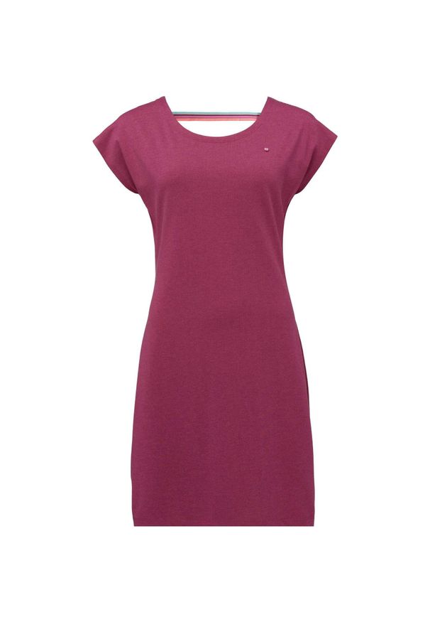 ZONE PERFECT - Sukienka LOAP Aubrieta różowa XS. Kolor: różowy. Sezon: lato. Typ sukienki: sportowe. Styl: sportowy, elegancki