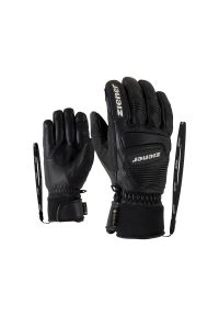Ziener - Rękawice narciarskie męskie ZIENER Guard GTX + Gore Grip PR. Kolor: czarny. Sezon: zima. Sport: narciarstwo