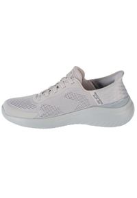 skechers - Buty sportowe Sneakersy męskie, Slip-Ins: Bounder 2.0 - Emerged. Zapięcie: sznurówki. Kolor: szary. Materiał: guma, syntetyk, tkanina, materiał. Szerokość cholewki: normalna. Sport: turystyka piesza