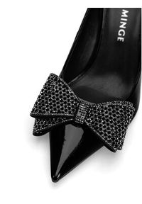 Eva Minge Szpilki ANEMONE-V1892-116-2 Czarny. Kolor: czarny. Materiał: skóra, lakier. Obcas: na szpilce #6