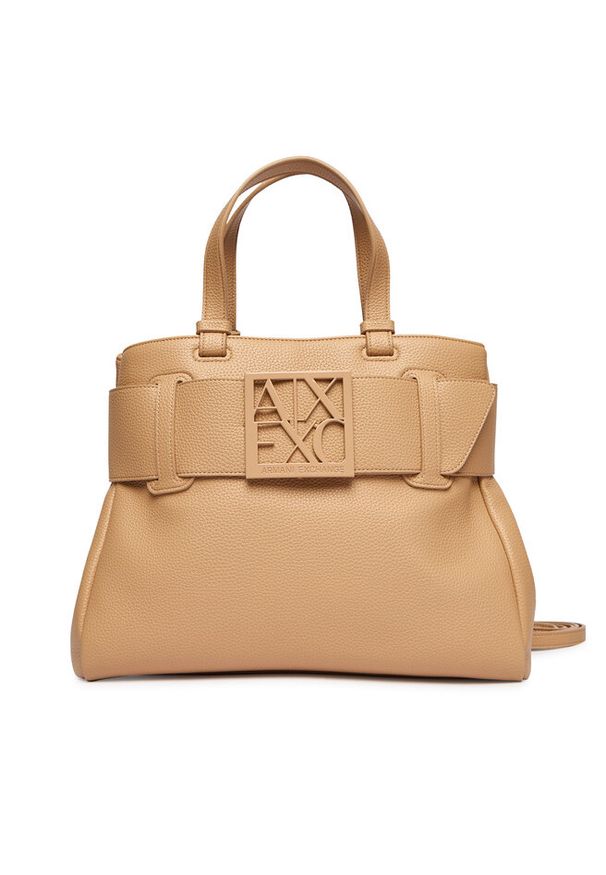 Torebka Armani Exchange. Kolor: beżowy
